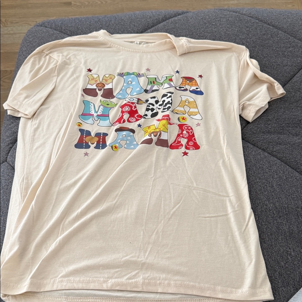 Kids Cream Graphic T-Shirt